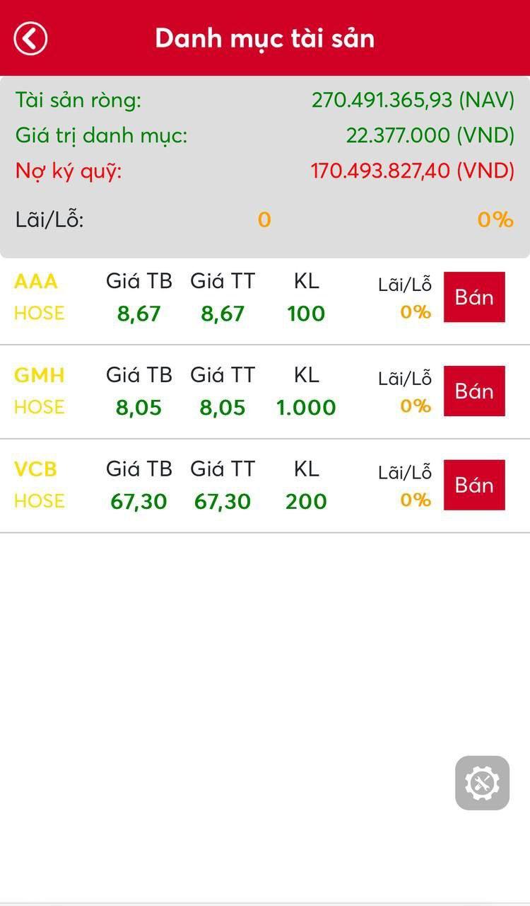 CHỨNG KHOÁN EVP 8