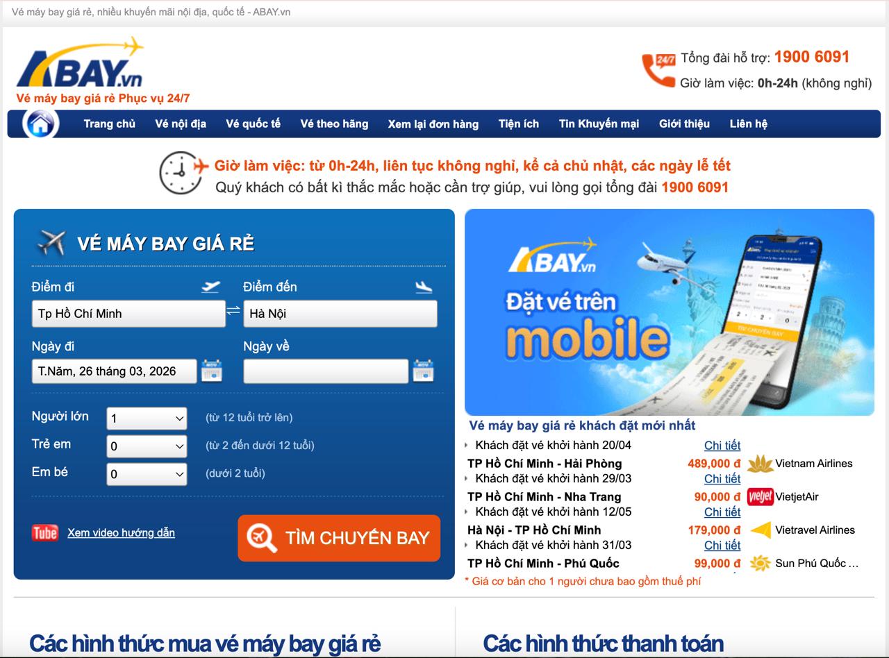 APP VÉ MÁY BAY ABAY 10