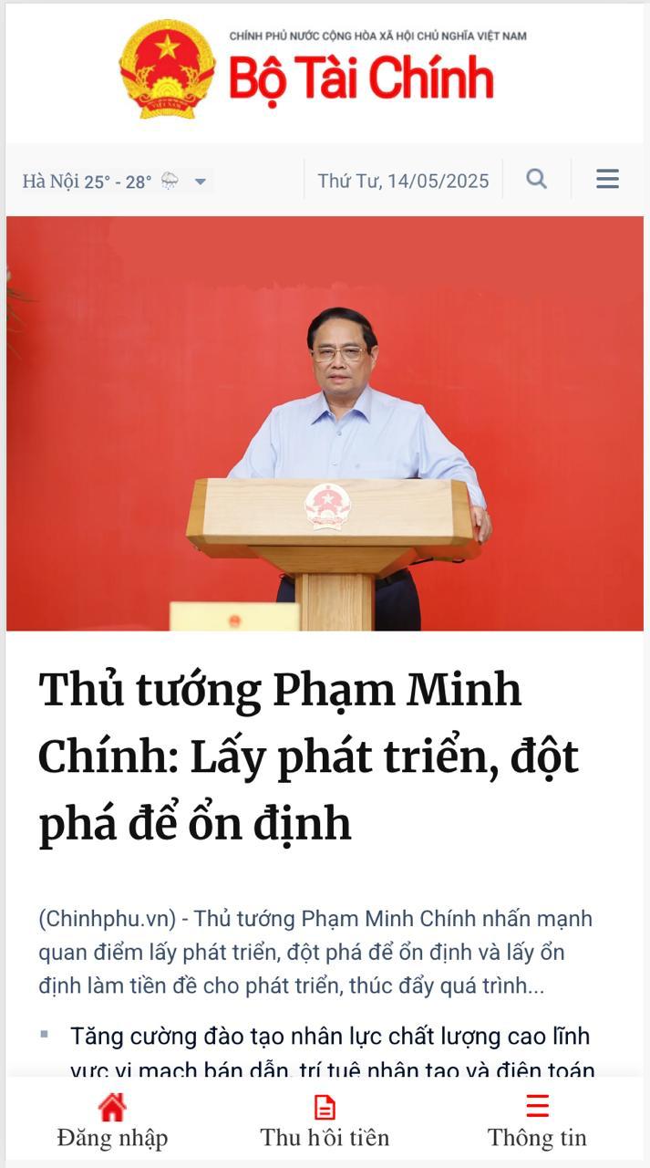 APP THUẾ - BỘ TÀI CHÍNH 9