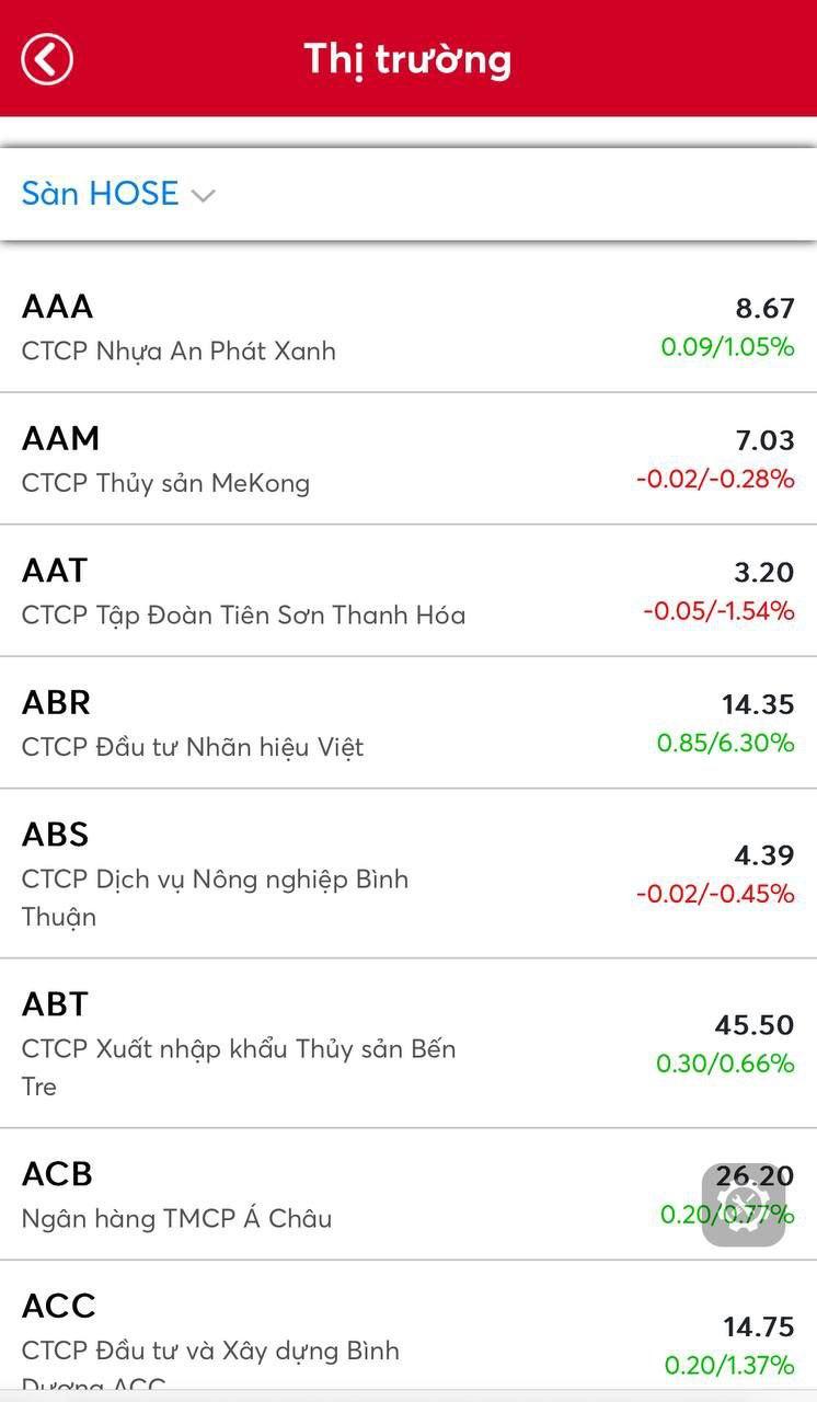 CHỨNG KHOÁN EVP 9