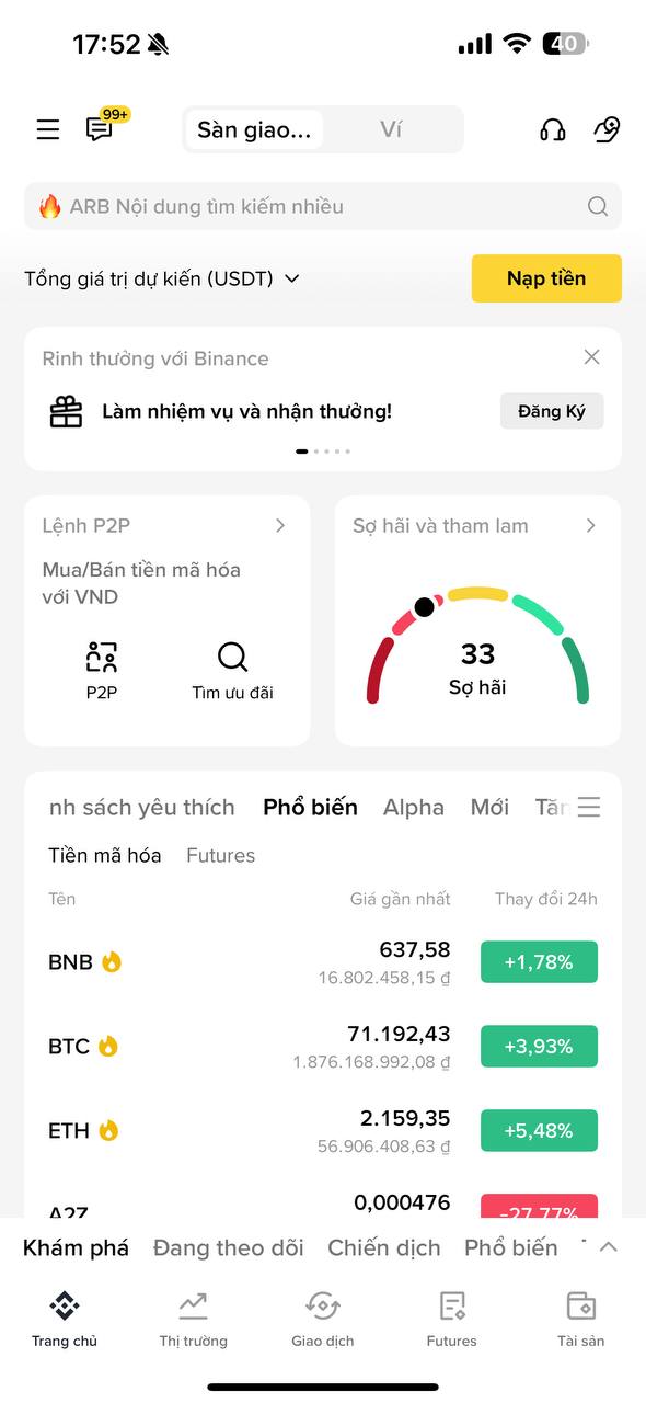 SÀN BINANCE 2
