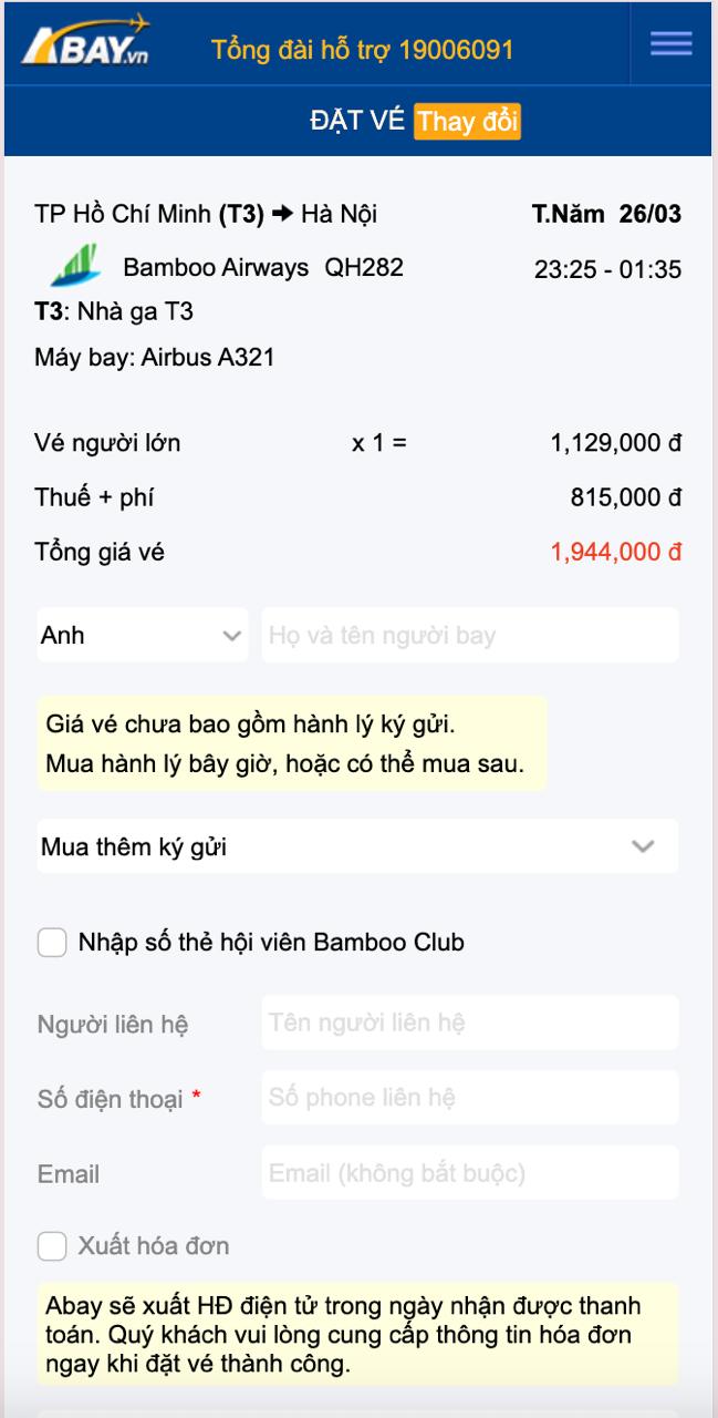 APP VÉ MÁY BAY ABAY 4