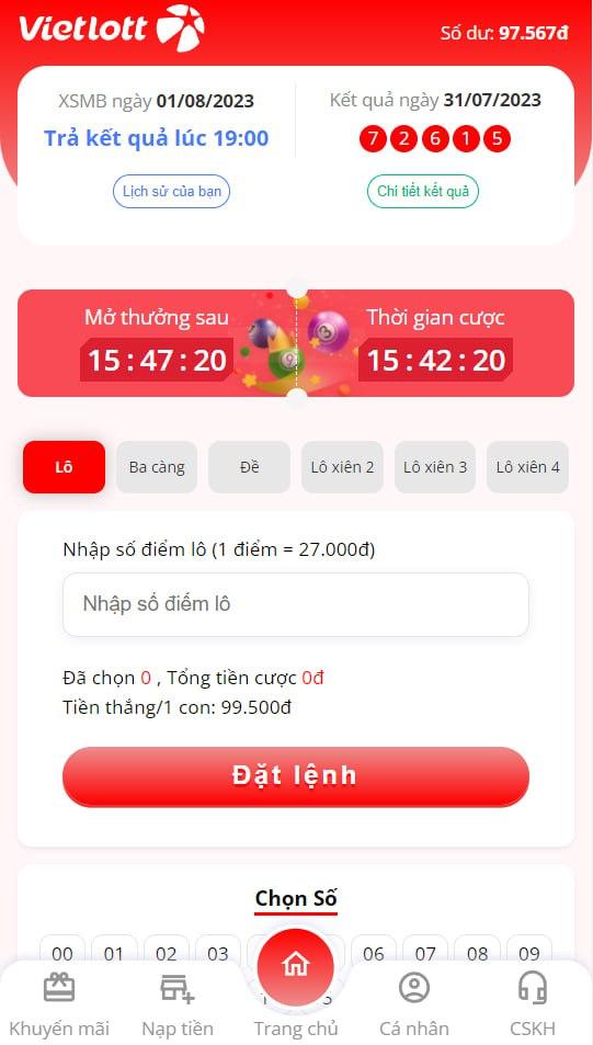 XỔ SỐ 3 MIỀN 2